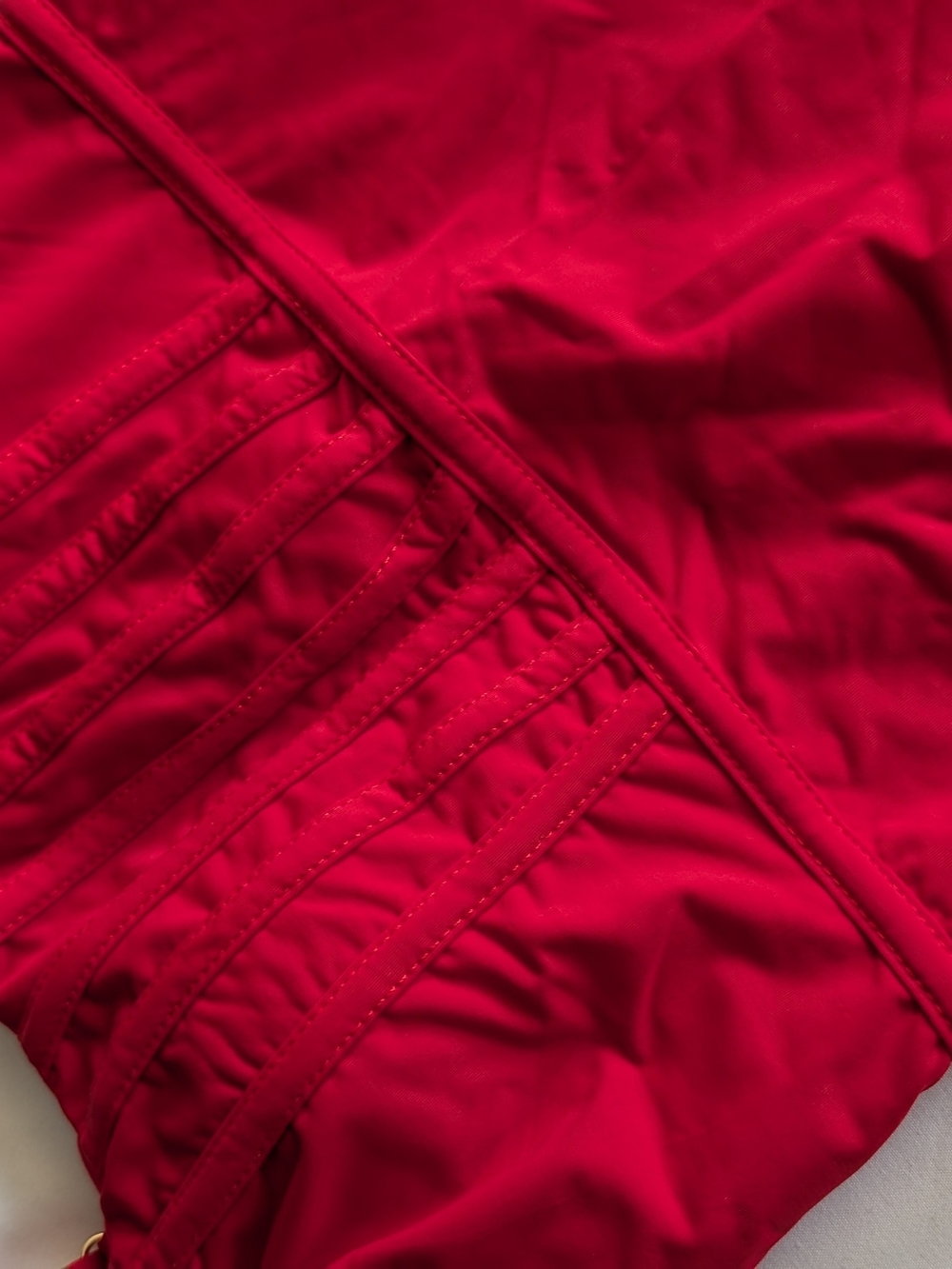 Sculpting Red One-Piece Swimsuit | Small - Picture 9 of 12